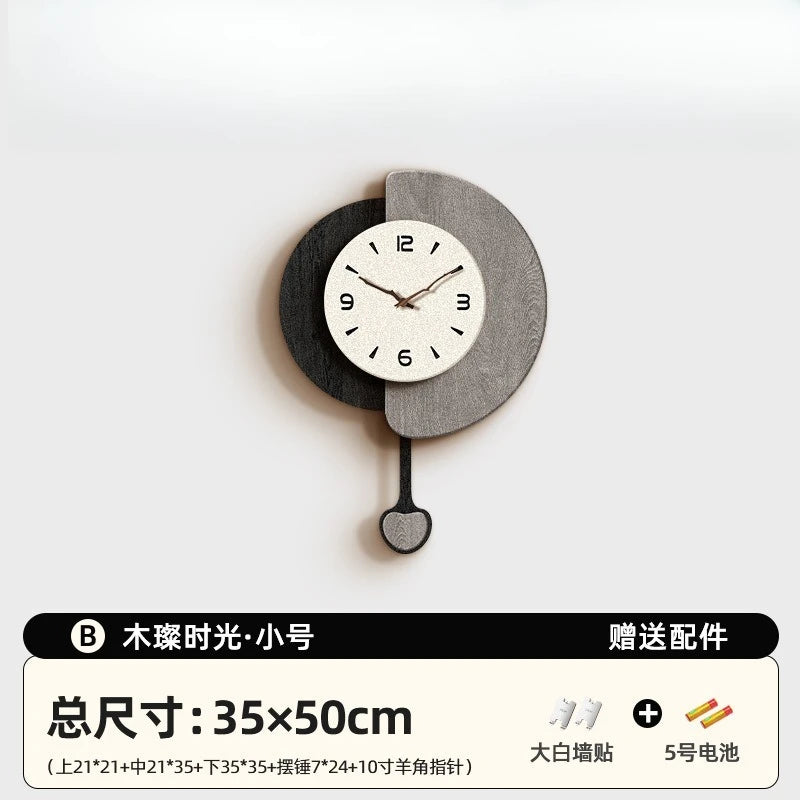 Medieval Wall Clock Living Room Home Dining Room Wall Watch High-end Retro Clock
