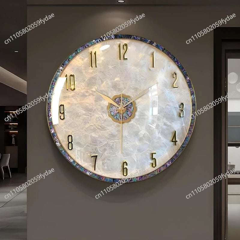 Clock Living Room Wall Watch Shell Wall Clock Modern Simple Household Watch Wall