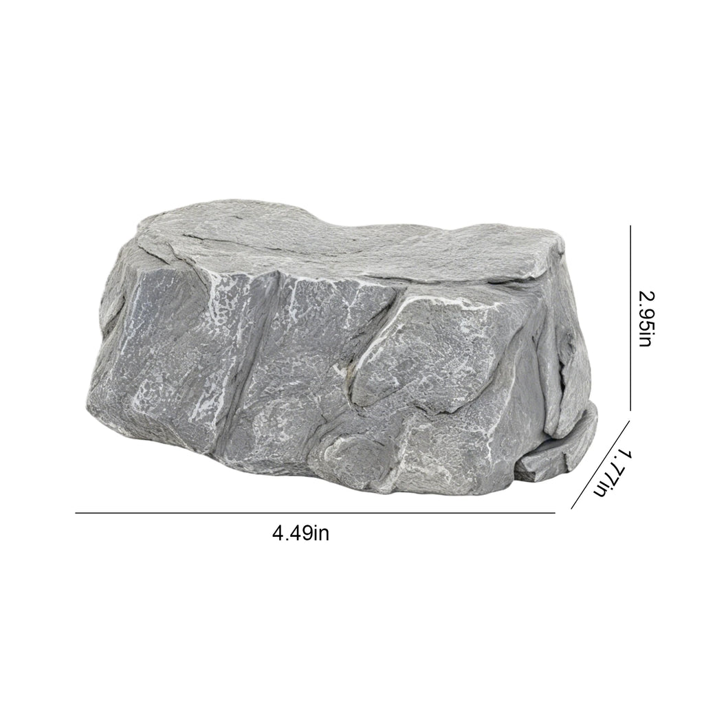Fake Rock Key Hider Realistic Hidden Key Holder Looks & Feels Like Real Stone for Outdoor Garden or Yard Geocaching