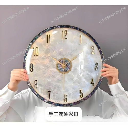 Clock Living Room Wall Watch Shell Wall Clock Modern Simple Household Watch Wall