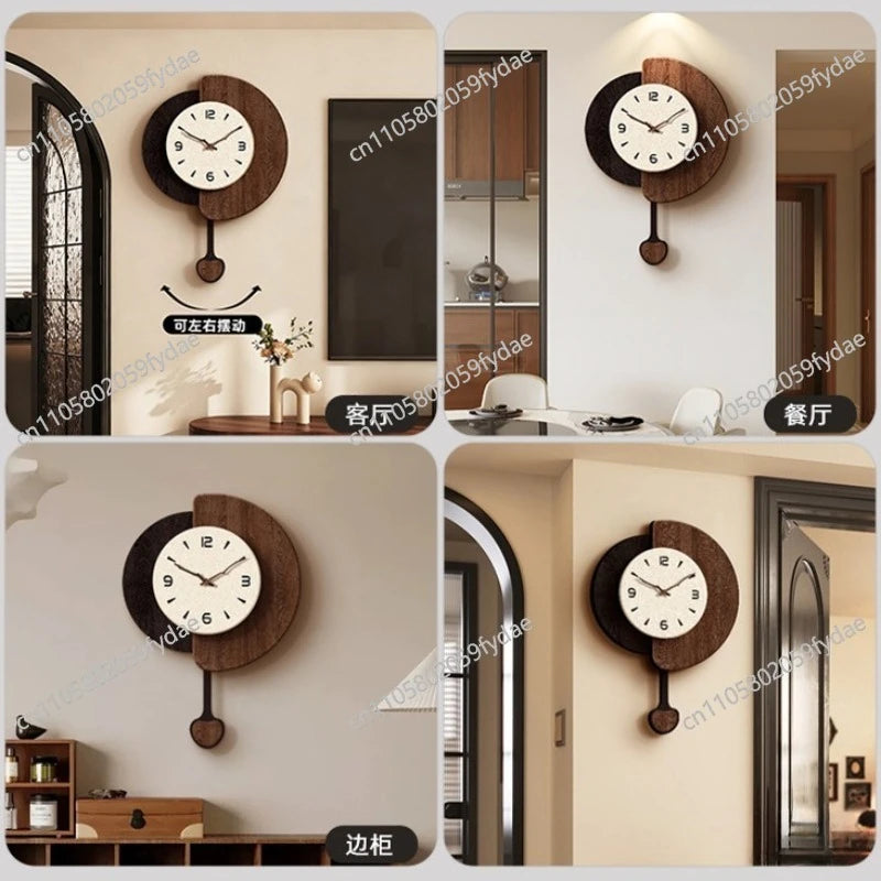 Medieval Wall Clock Living Room Home Dining Room Wall Watch High-end Retro Clock