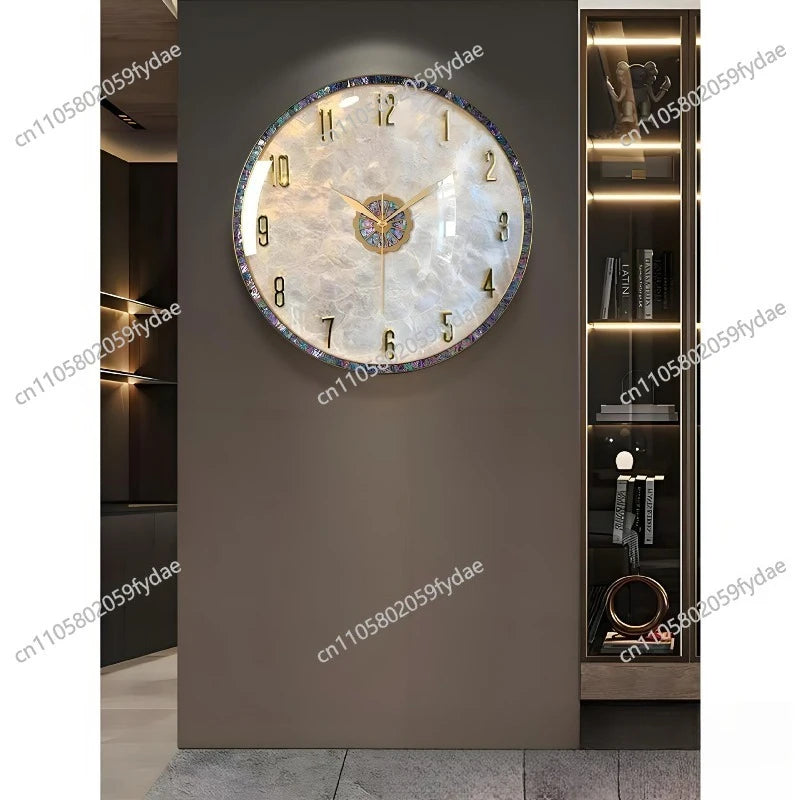 Clock Living Room Wall Watch Shell Wall Clock Modern Simple Household Watch Wall