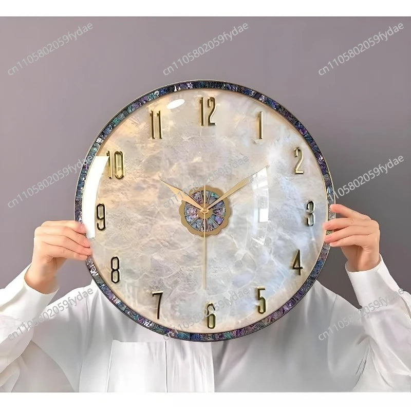 Clock Living Room Wall Watch Shell Wall Clock Modern Simple Household Watch Wall