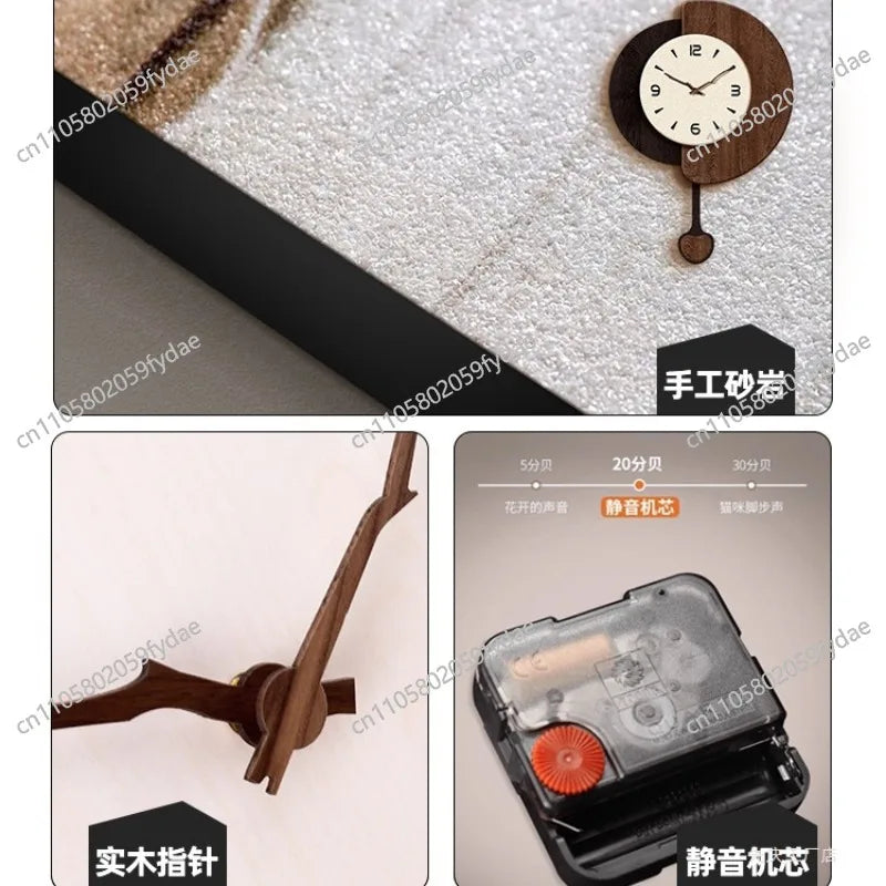 Medieval Wall Clock Living Room Home Dining Room Wall Watch High-end Retro Clock