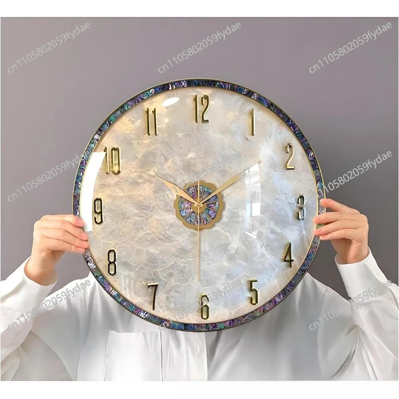 Clock Living Room Wall Watch Shell Wall Clock Modern Simple Household Watch Wall