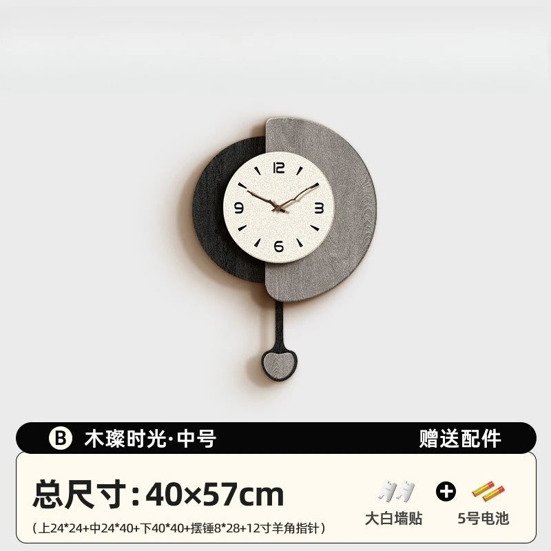 Medieval Wall Clock Living Room Home Dining Room Wall Watch High-end Retro Clock