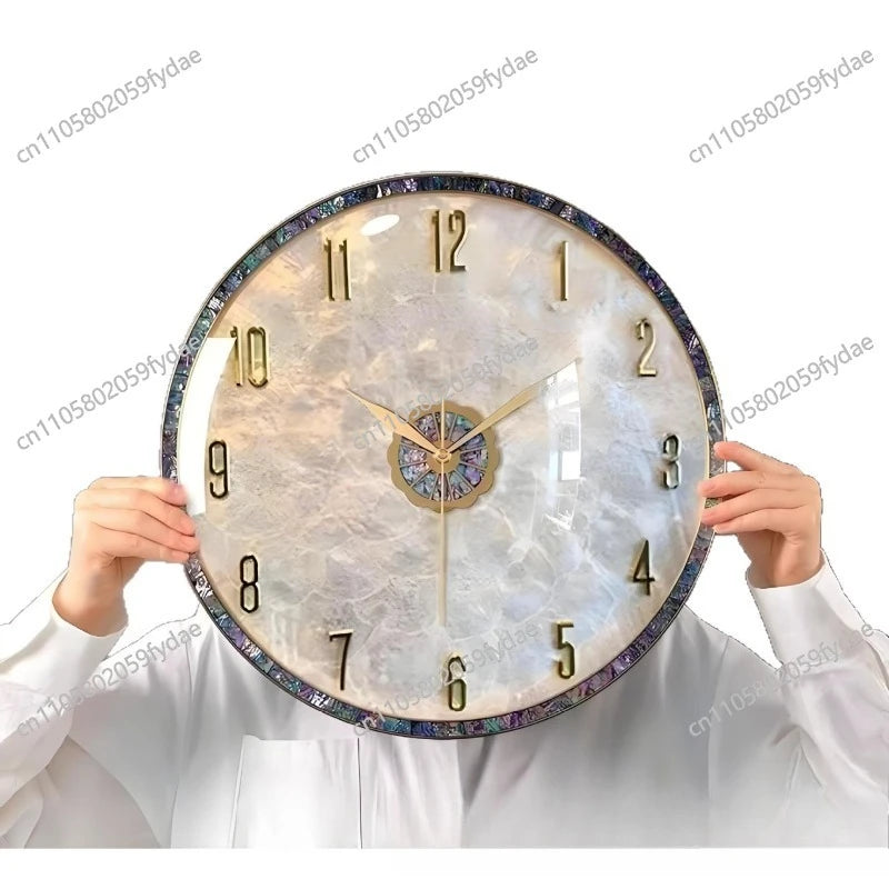 Clock Living Room Wall Watch Shell Wall Clock Modern Simple Household Watch Wall