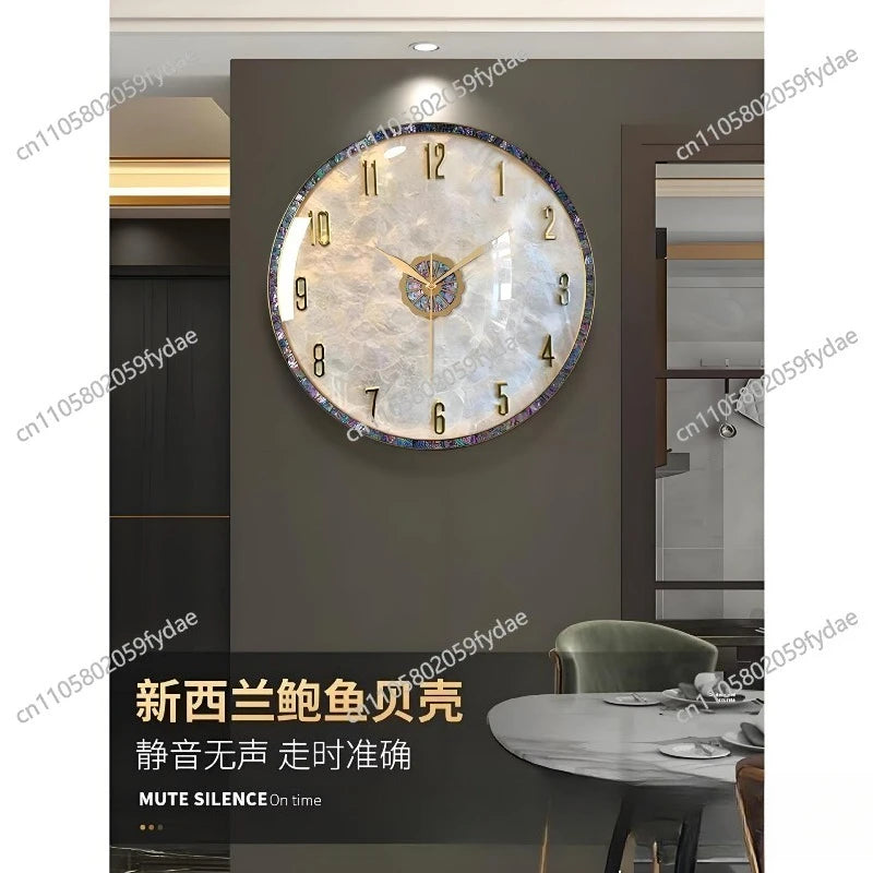 Clock Living Room Wall Watch Shell Wall Clock Modern Simple Household Watch Wall