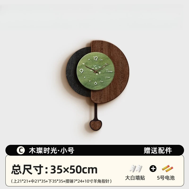Medieval Wall Clock Living Room Home Dining Room Wall Watch High-end Retro Clock